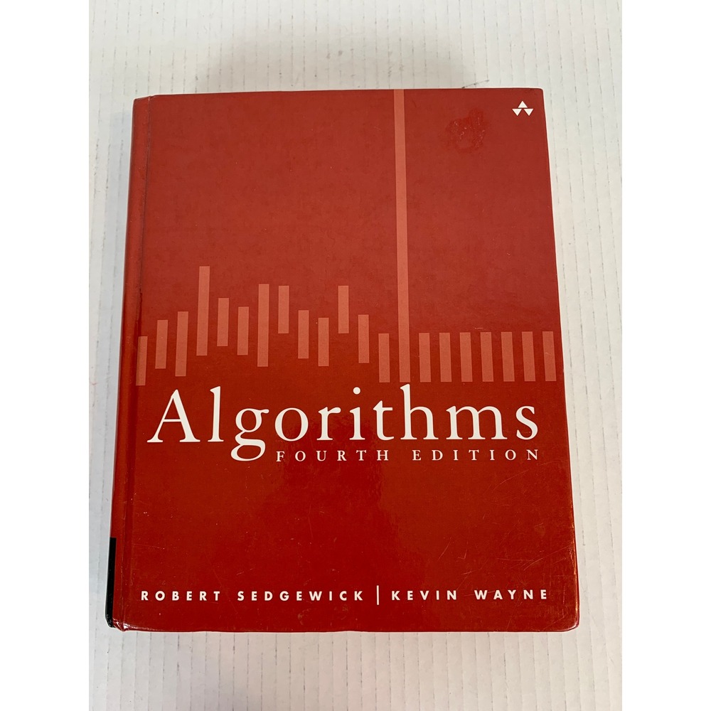 Addison-Wesley Algorithms 4th Edition Textbook Unisex OS Red CS Programming Book